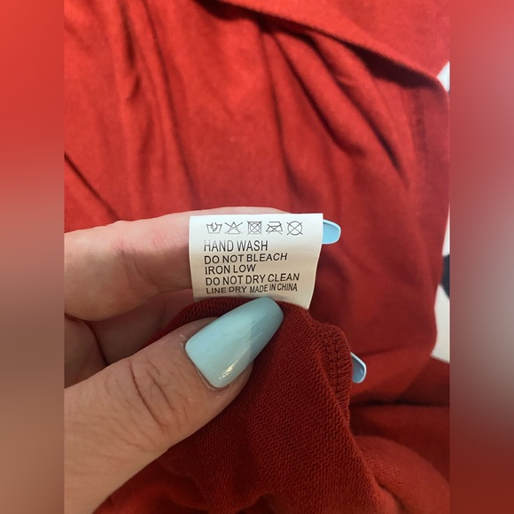 Tickled Teal Athena Cowl Neck Top-size xl - Picture 11 of 11